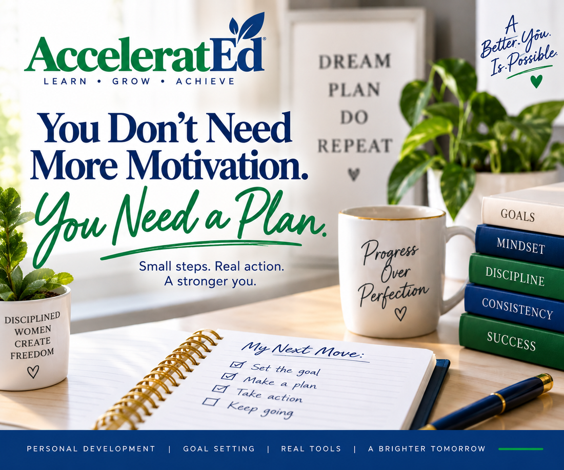 You Don’t Need More Motivation. You Need a Plan.