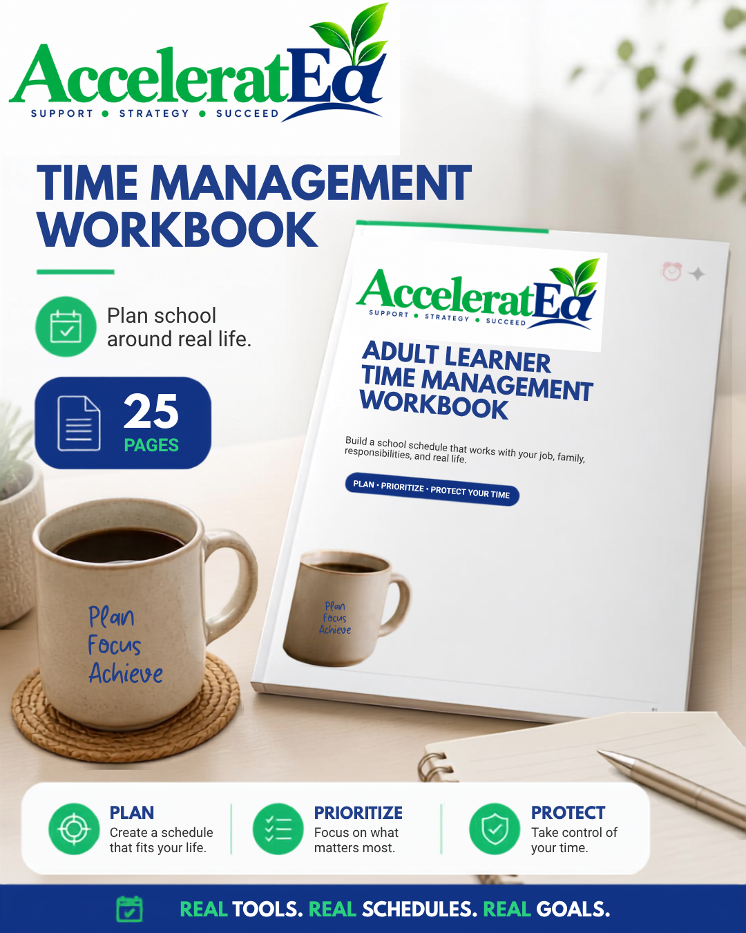 Adult Learner Time Management Workbook
