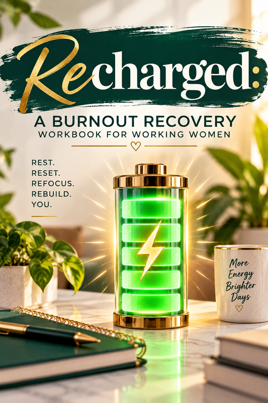 Recharged: A Burnout Recovery Workbook for Working Women