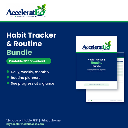 Habit Tracker and Routine Bundle